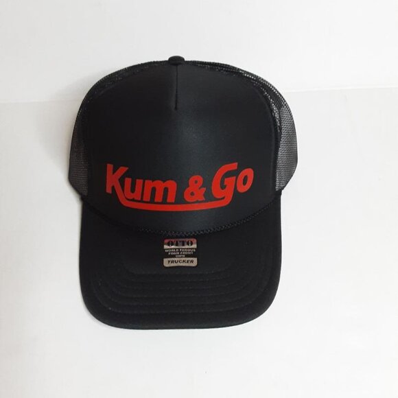 Kum and Go Wordmark Foam Trucker Mesh Snapback Hat - Picture 1 of 3